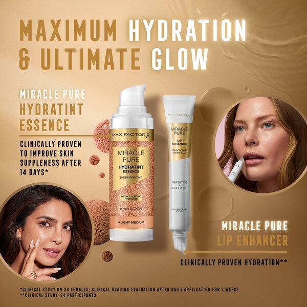 Max Factor Miracle Pure 4 Light Medium Hydratint Essence Foundation 30 ml