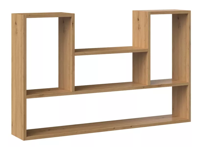 Skandynawski regał wiszący dąb artisan - Zeska