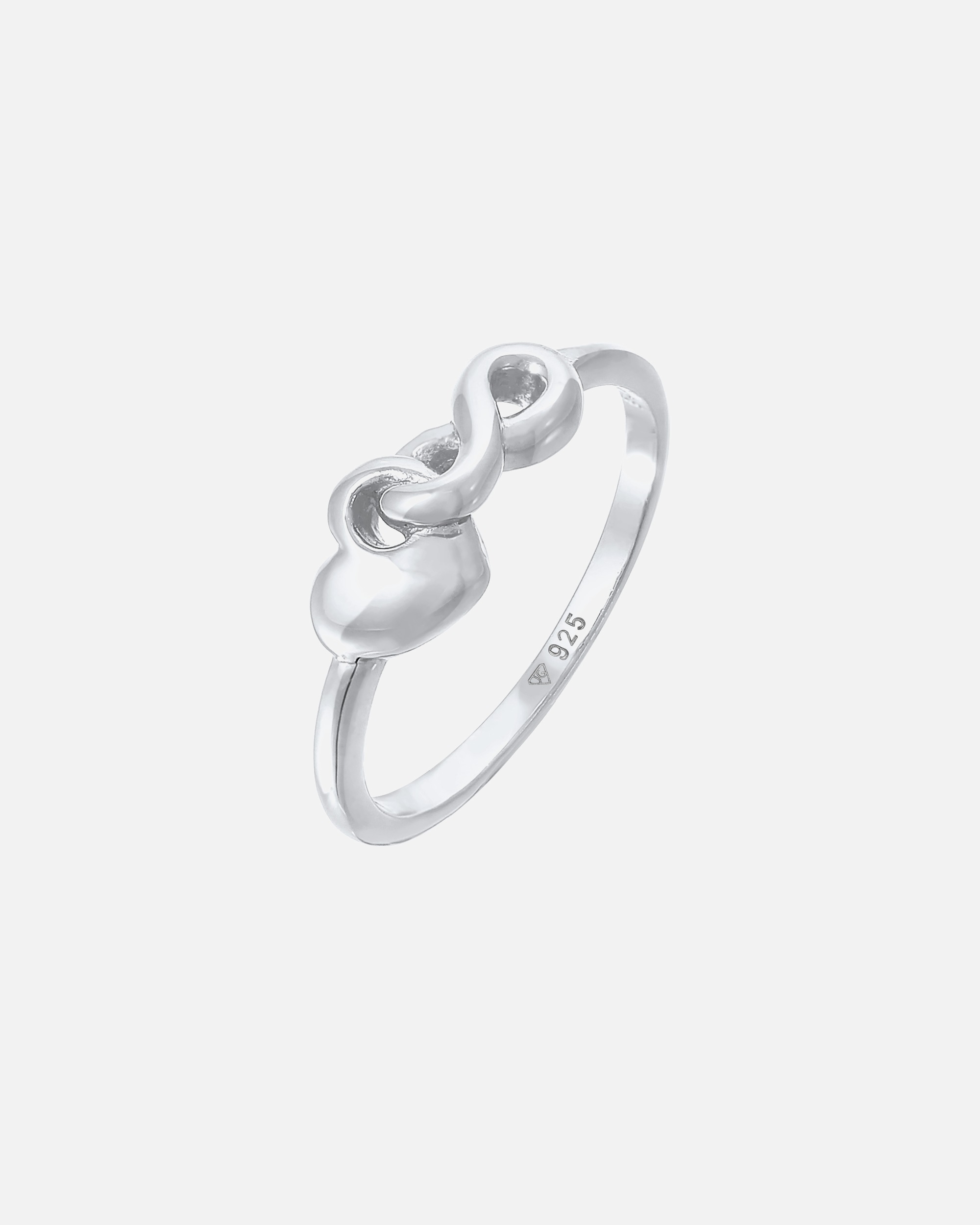 Elli Femmes Cœur Infinité fusionné en argent sterling 925