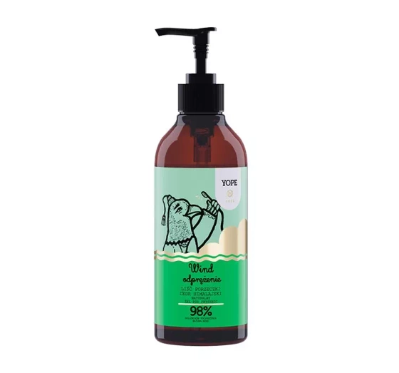 Yope Soul Wind odprężenie naturalny żel pod prysznic cedr himalajski i czarna porzeczka 400ml