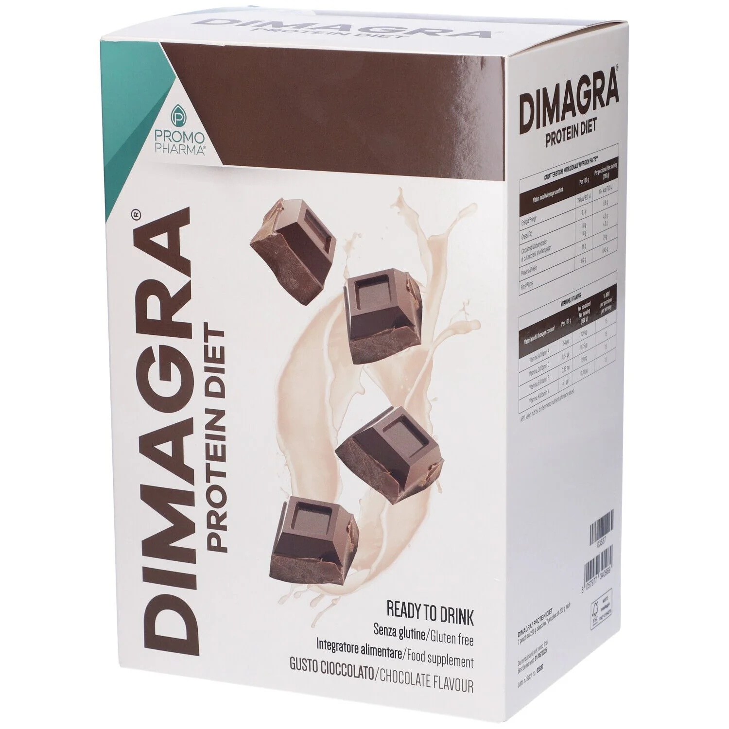 Afvallen met een eiwitrijk dieet en chocolade