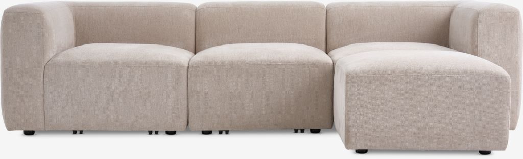 SKEJBY Modularna sofa SKEJBY Trosjedna ležaljka od pješčane tkanine