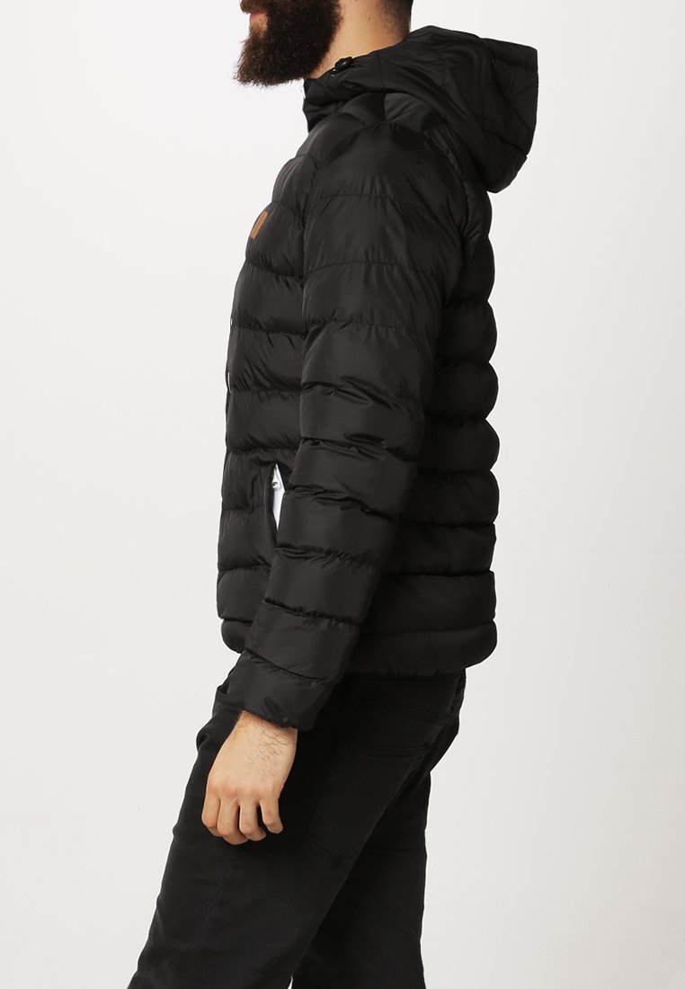 Urban Classics BASIC BUBBLE JACKET - Winterjas - zwart/wit/zwart