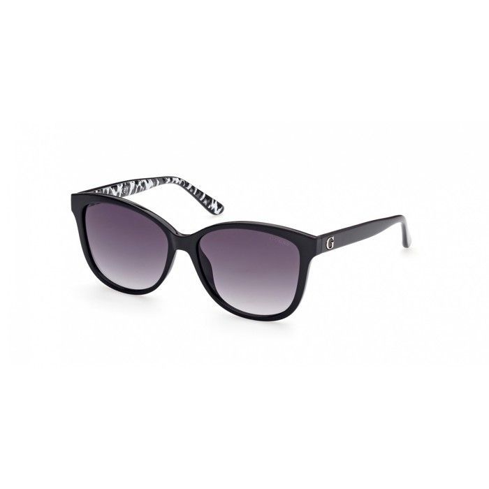 Occhiali da sole Guess GU7828 neri lucidi (01B) - modello aviatore - da donna - alla moda