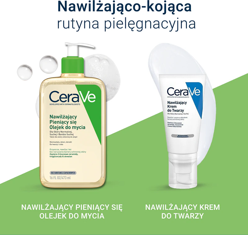 CeraVe Limpador Facial Espuma Hidratante em Óleo