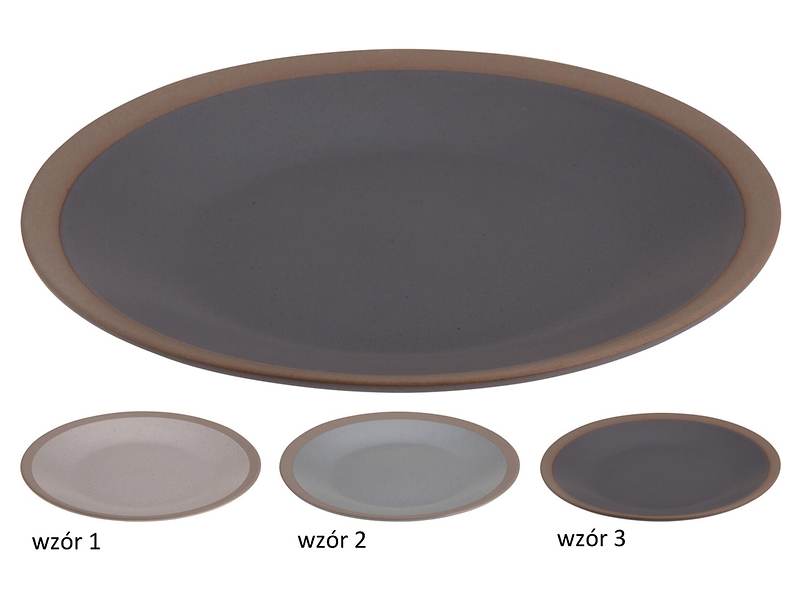 Talerz deserowy Crudo ceramiczny mix kolorów