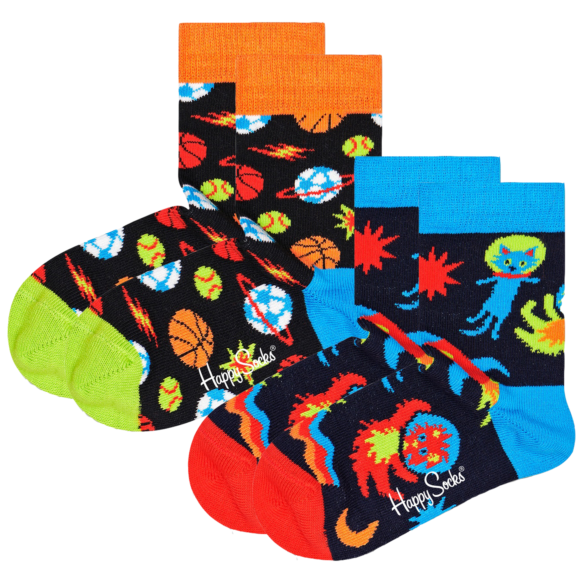 Conjunto de 2 pares de meias Happy Socks da Space