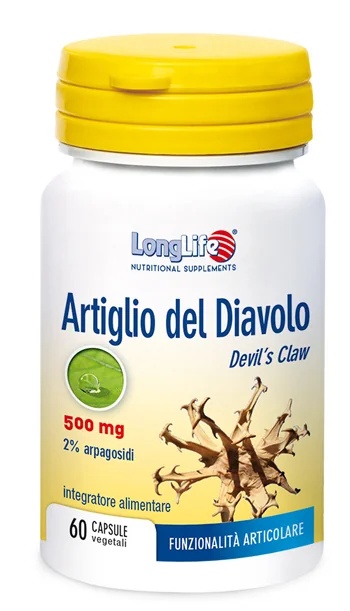 LONG LIFE LongLife Devil's Claw 2% Toidulisand liigeste funktsiooni toetamiseks 60 kapslit