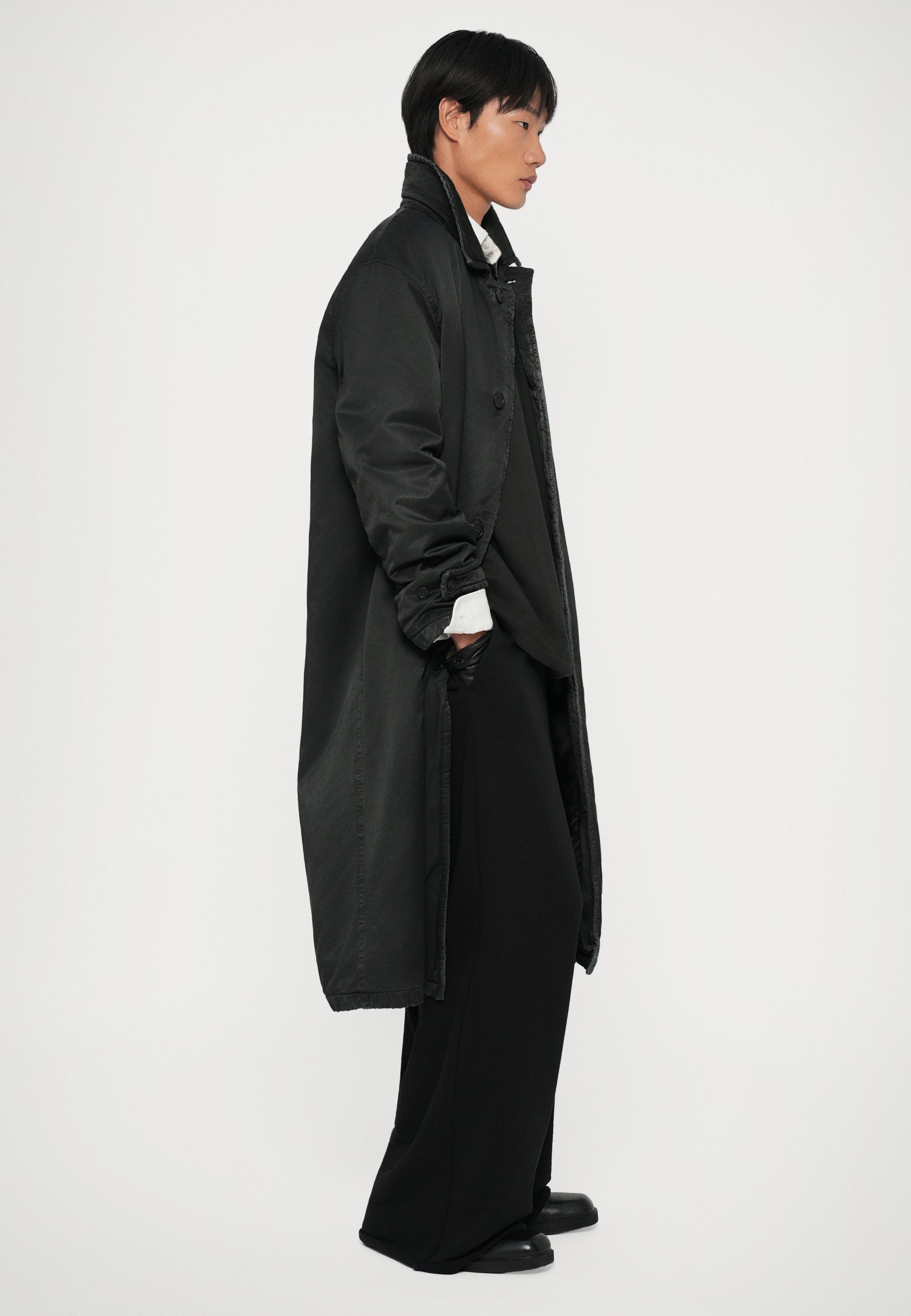 MM6 Maison Margiela COAT - Cappotto invernale - nero lavato