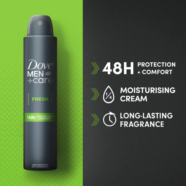 Dove Men+Care antiperspirant deodorant ve spreji 200ml