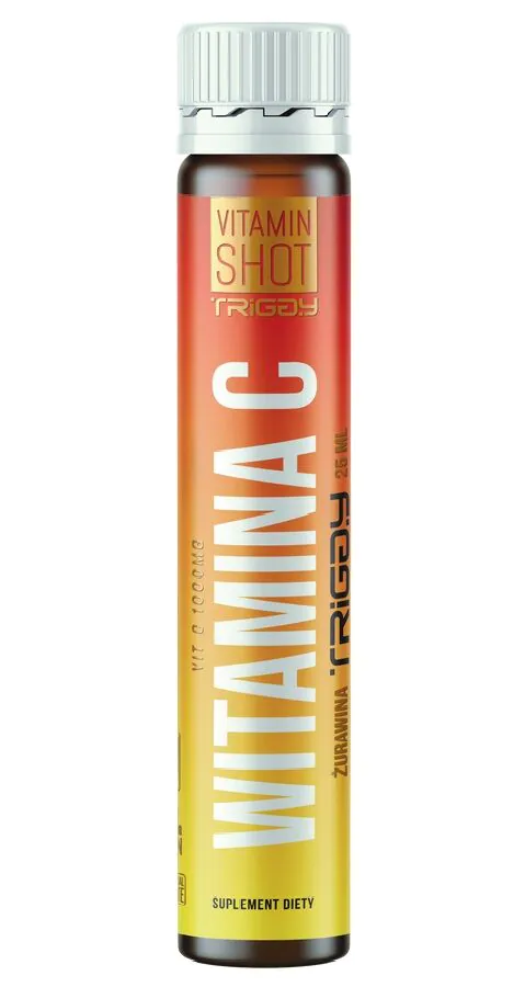 Triggy Vitamin Shot Witamina C Smak żurawina Płyn w ampułce 25 ml