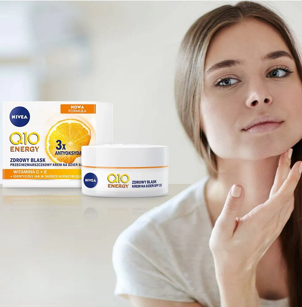 Nivea VisageQ10 PlusC Odmłodzona + Pełna Energii Cera Przeciwzmarszczkowy Krem na dzień