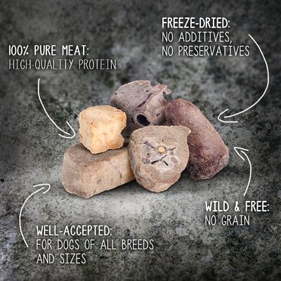 Wolf of Wilderness RAW 5 Mix Gefriergetrocknete Snacks