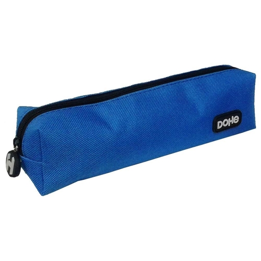  Eenvoudig vierkant blauw etui voor potloden 20x9