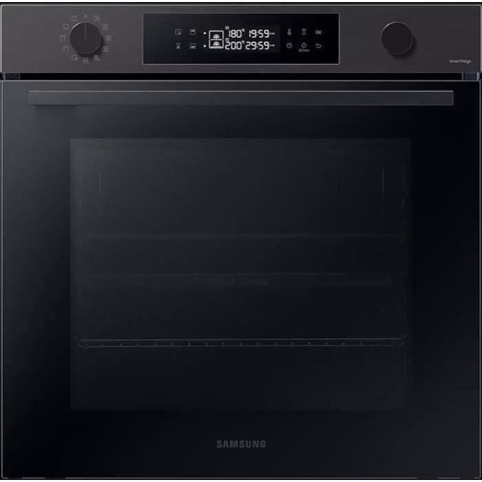 Forno da incasso SAMSUNG NV7B4430ZAB - Pulizia pirolitica - Acciaio inox + Piano cottura a induzione - 4 zone - Larghezza 59 cm - NZ64M3NM1BB/UR