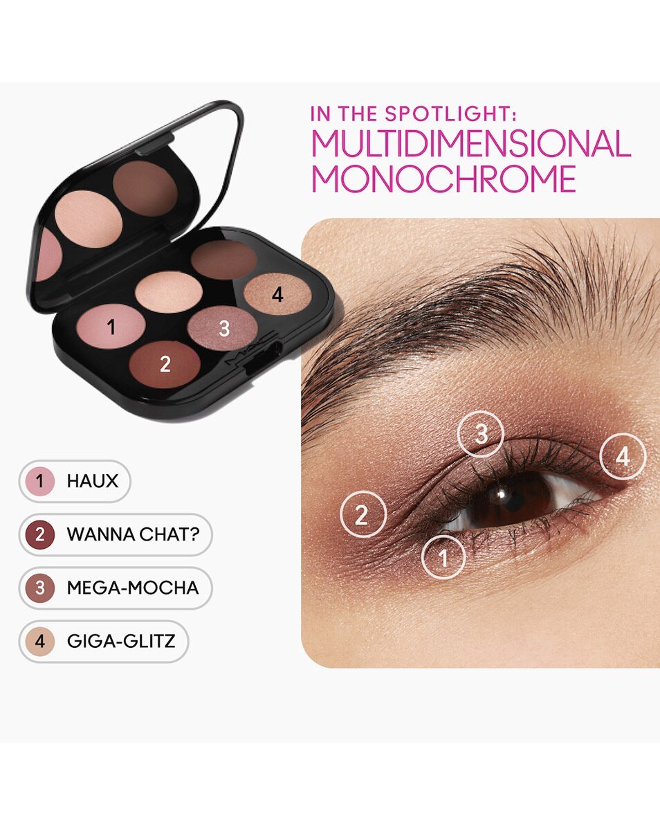 MAC CONNECT IN COLOUR PALETA SJENA ZA OČI – RAZLIČITE NIJANSE