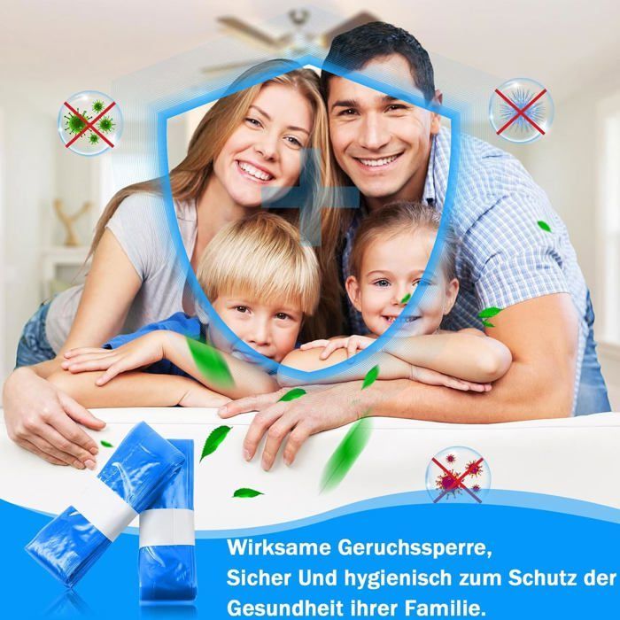 Pack of 2 Blue Refills for Diaper Bin