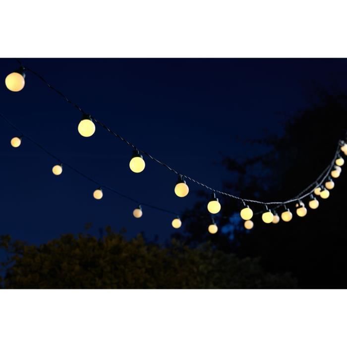 Guirlande Festoon - SMART GARDEN - MultiPower BT - 35 Lumens - 30 ampoules - Plastique - L 4.35 m