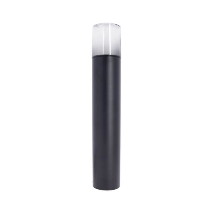 Baliza de luz - XANLITE - Negro ahumado - IP44 - Casquillo E27 - 40W máx. - Jardín exterior