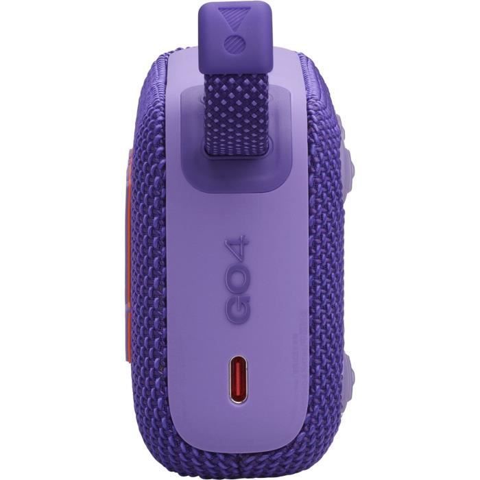 Enceinte Bluetooth ultra-portable - JBL GO 4 - Bluetooth 5.3 - Violet