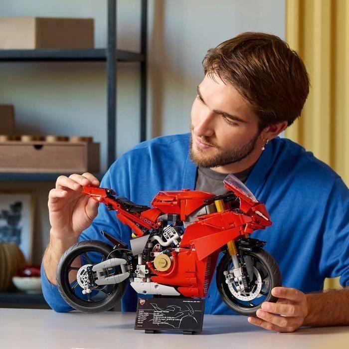 LEGO Technic 42202 Ducati Panigale V4 S Motocicleta - Motocicleta para construir para adultos