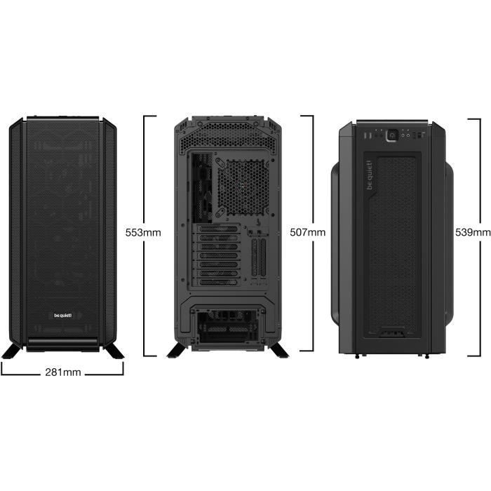 PC-Gehäuse – BE QUIET! – Silent Base 802 – BGW67 – Schwarz