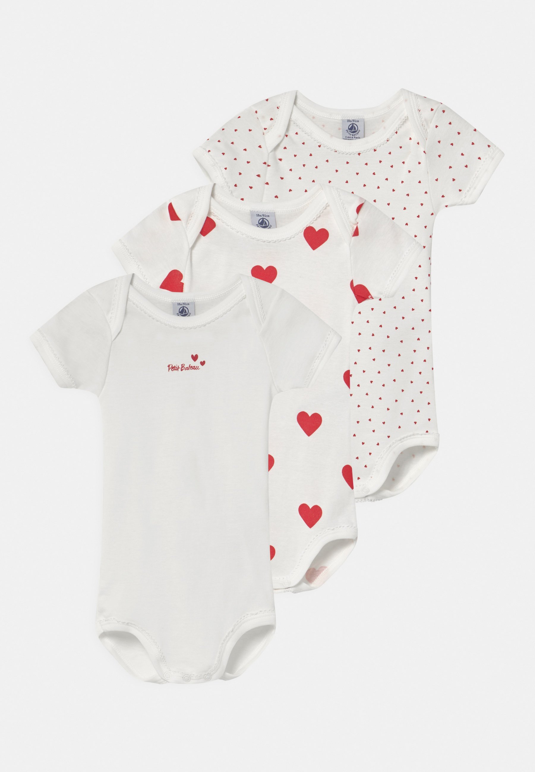 Petit Bateau 3 PACK - Body - wit