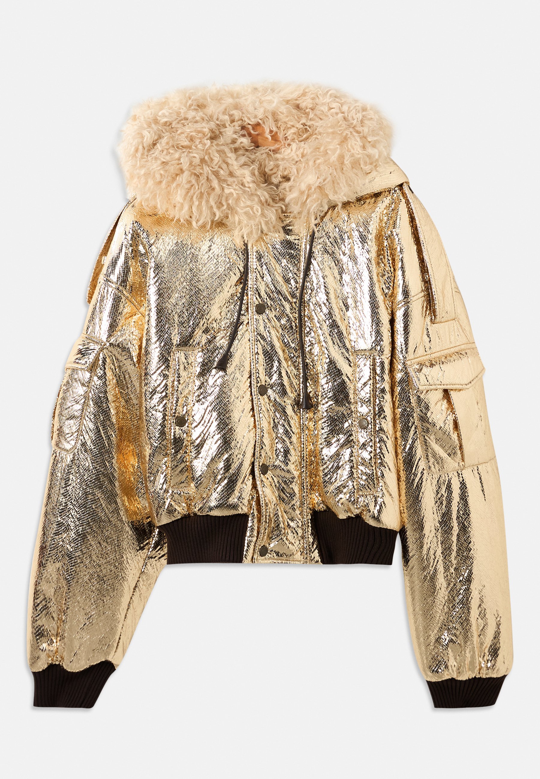 Dsquared2 PARADISE - Télikabát - aranyszínű