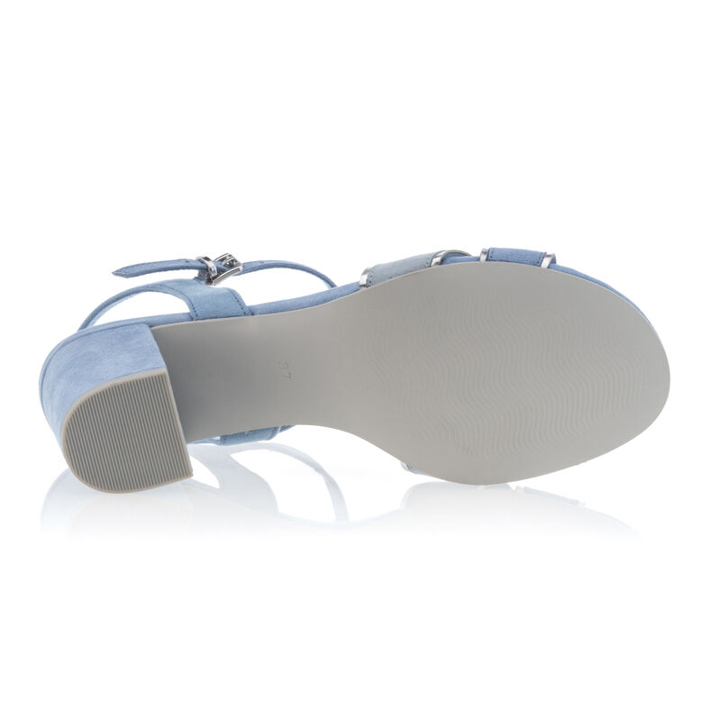 Blauwe sandalen/open teenschoenen voor dames