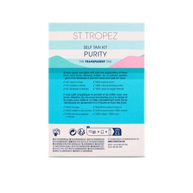Samoopalovací sada St Tropez Mini Each Purity The Transparent Tan Dárková sada Samoopalovací voda Středně opálená 50 ml 50 ml