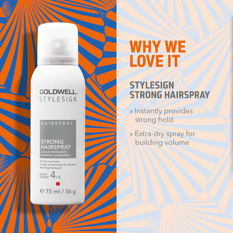 Kit de viagem Goldwell StyleSign para alisar e manter o volume