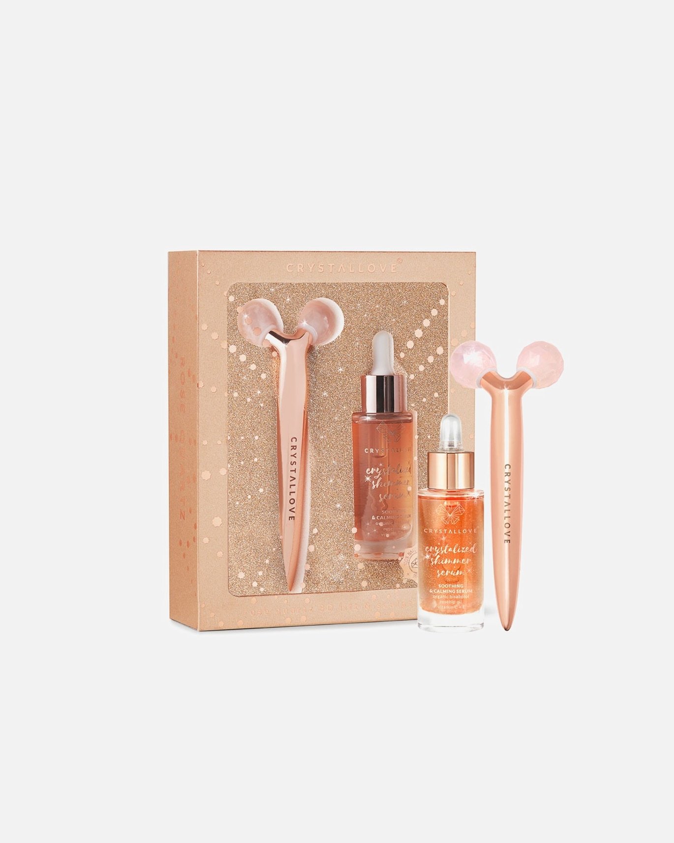 Crystallove set za njegu lica Rose Quartz 3D Lift set - 1 komad