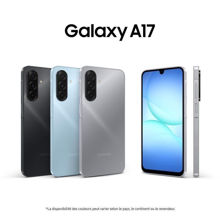 SAMSUNG Galaxy A17 Smartphone 128 GB Zwart - Franse versie