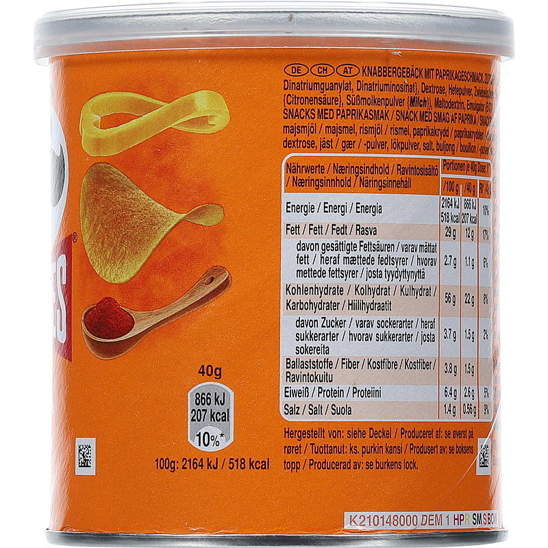 Pringles Pringles 40 g Pimentón
