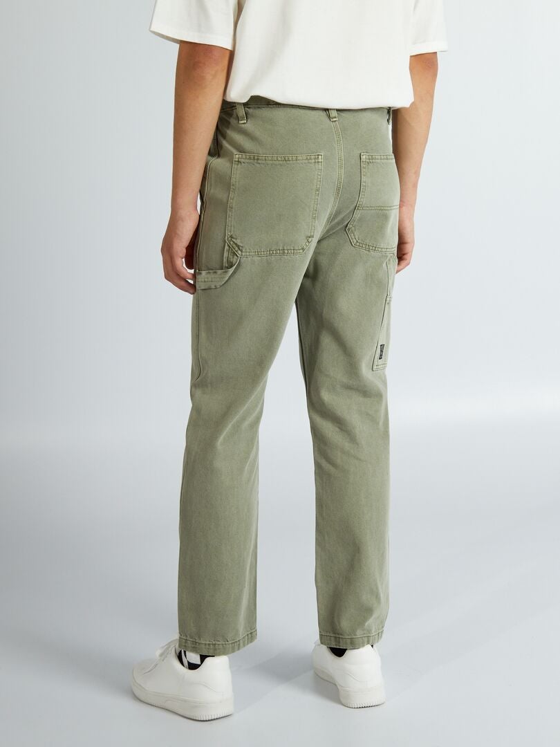 Losse jeans - kaki