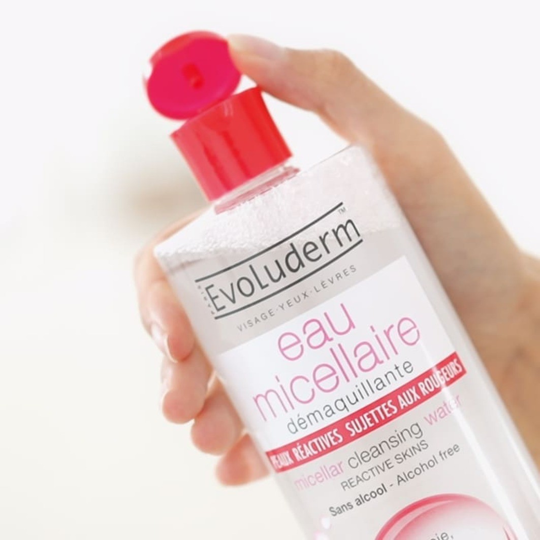 Evoluderm Démaquillante Peaux Réactives, Sujettes aux Rougeurs