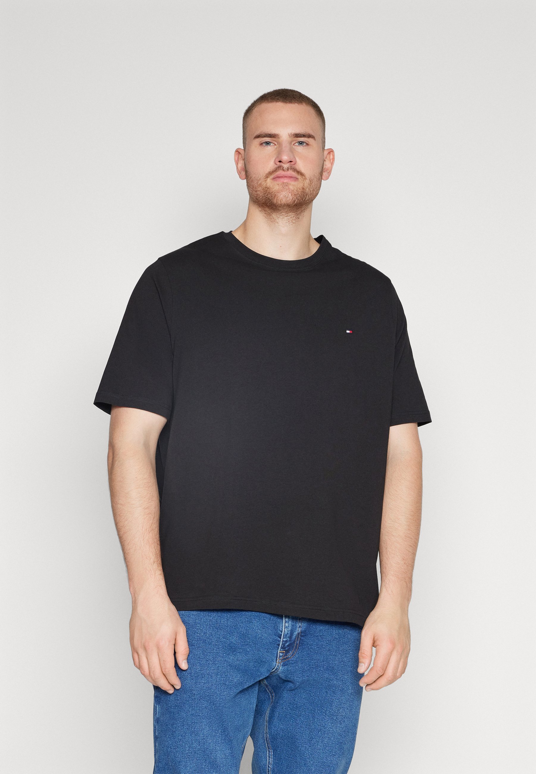 Tommy Hilfiger CORE STRETCH SLIM T-shirt - Basic T-shirt - zwart