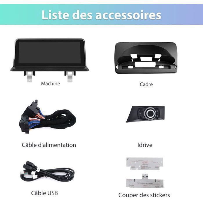 Autorradio AWESAFE Android 13 para BMW Serie 1 E81 E82 E87 E88 (2006-2011) con pantalla de 8,8'', Carplay, Android Auto, WIFI (sin sistema)