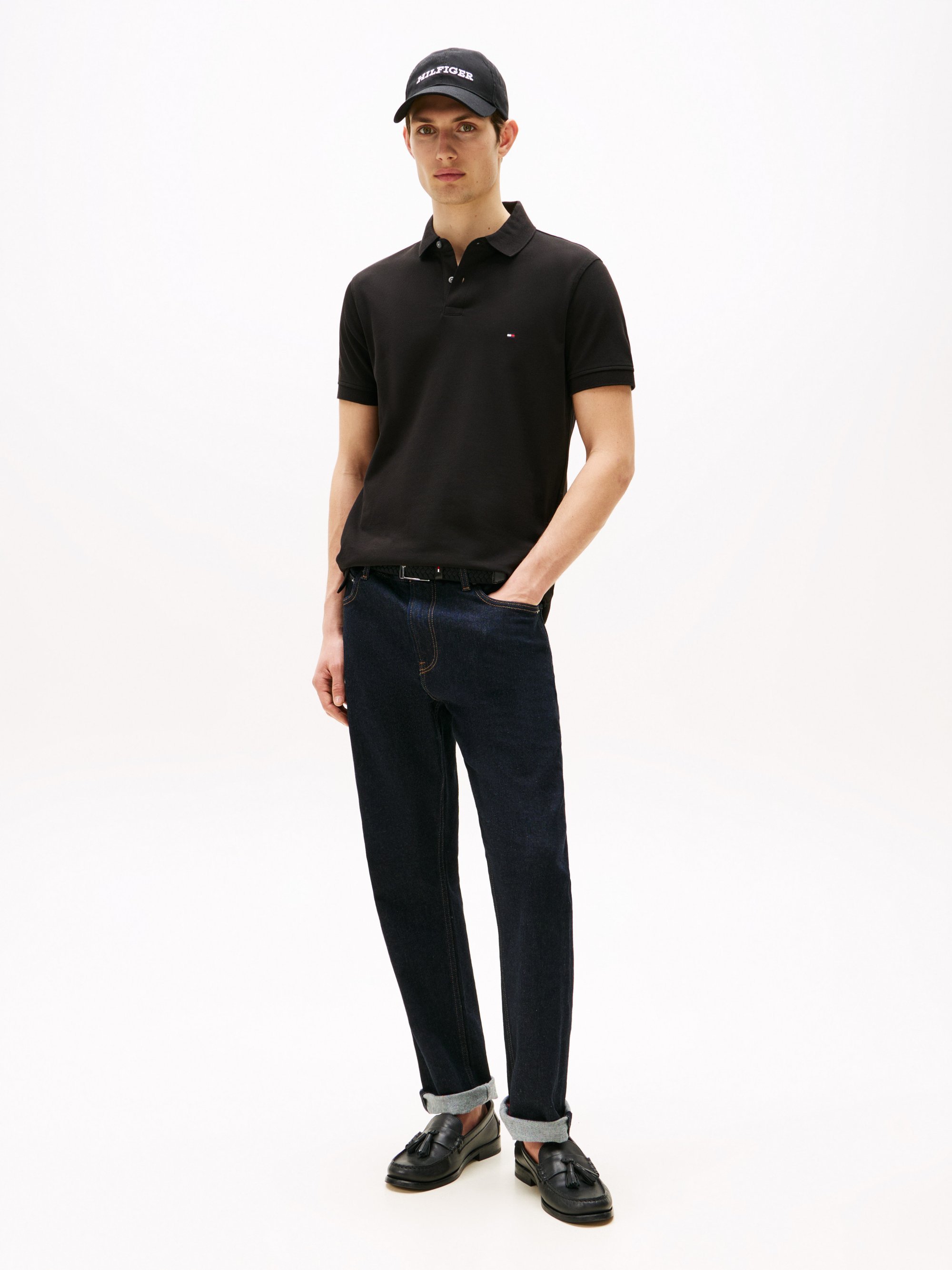 Polo Tommy Hilfiger REGULAR noir