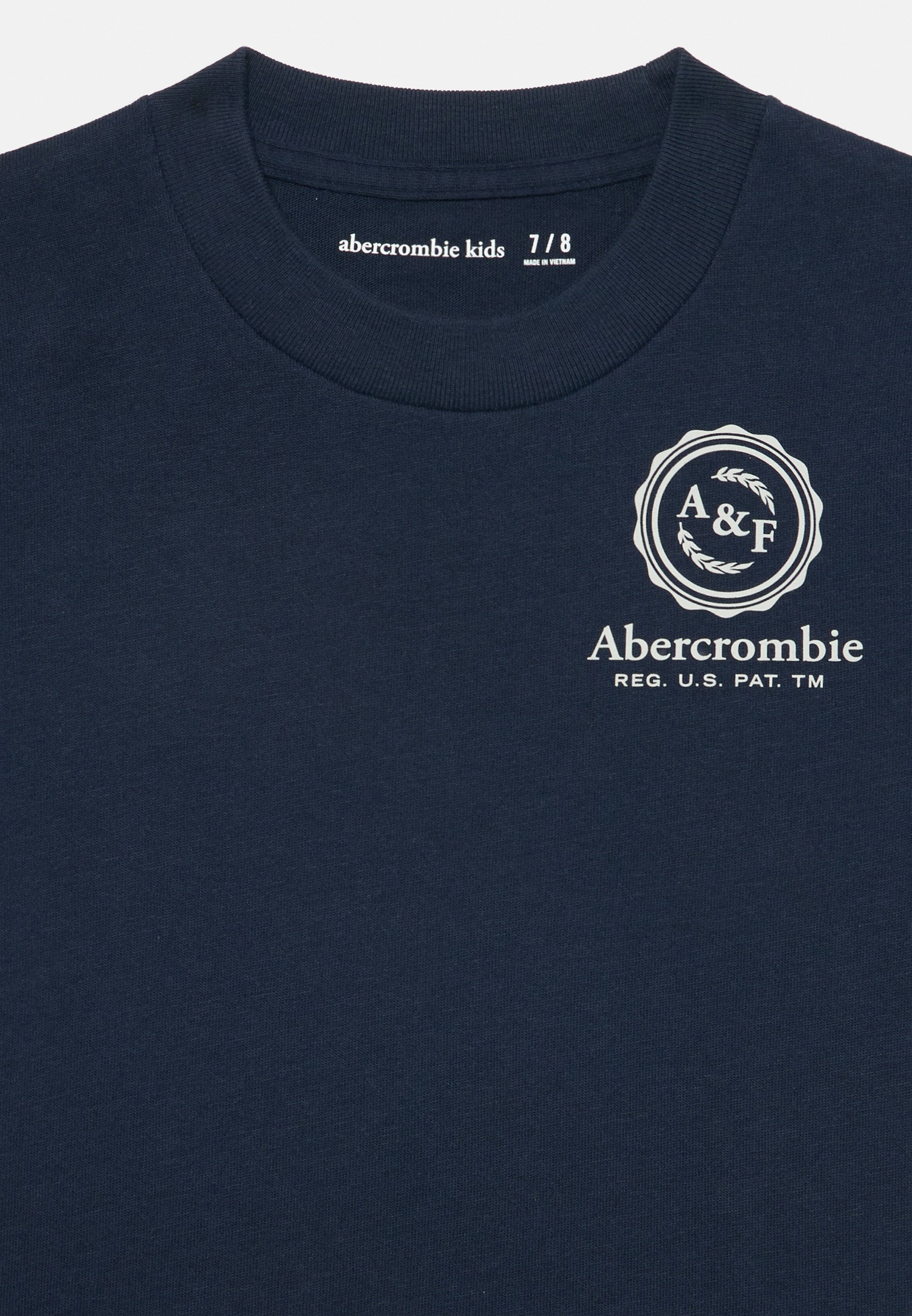 Camiseta unissex Abercrombie & Fitch - Camiseta estampada - blazer azul-marinho