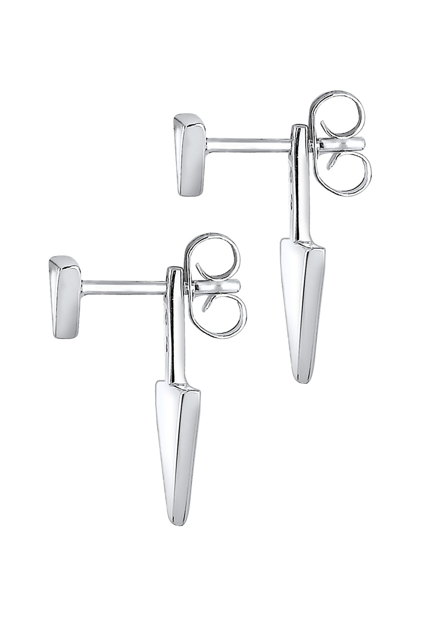 Elli Boucles d´oreilles Elli Ear Jacket en forme de triangle geo 925/1000 argent