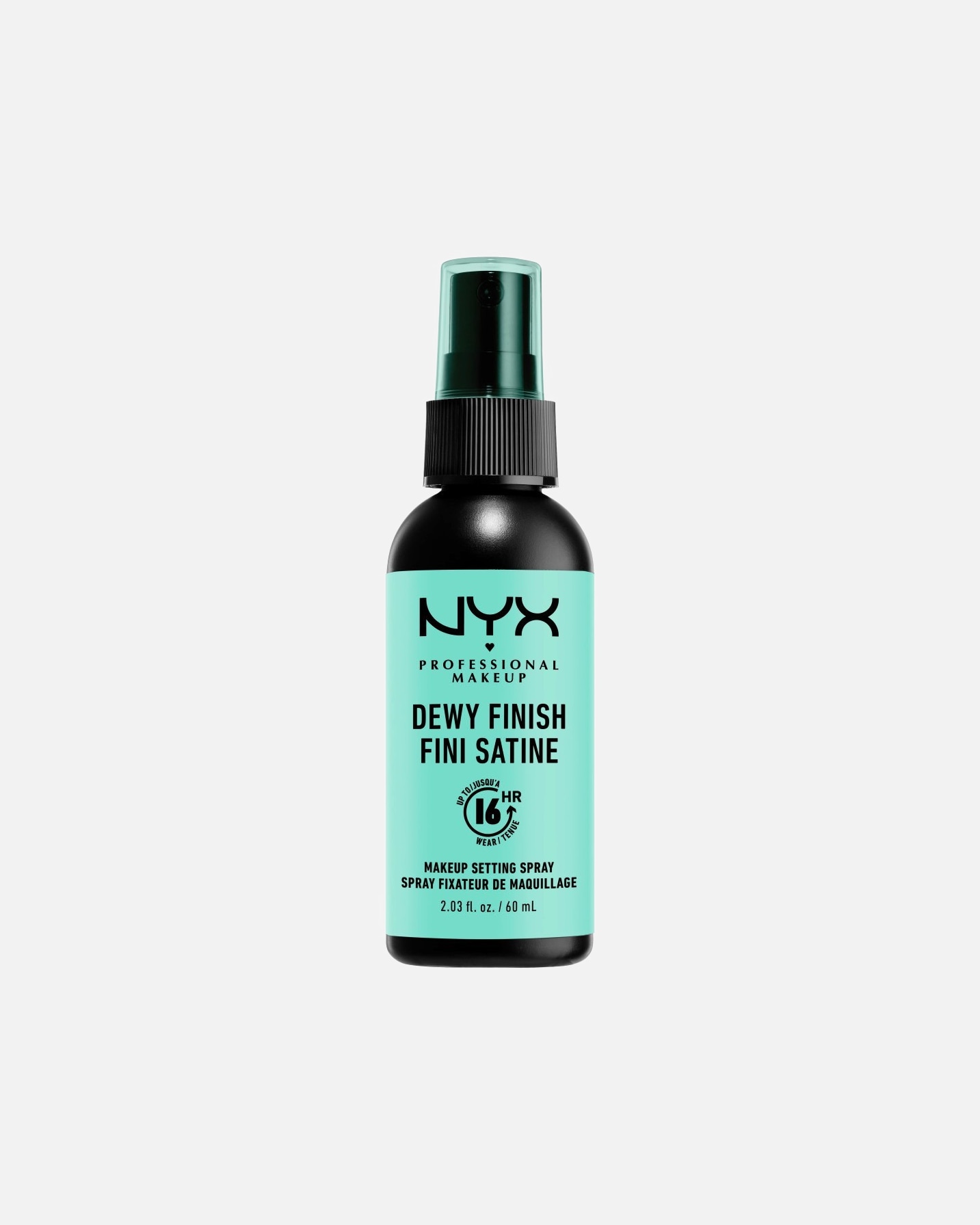 Spray fixateur de maquillage professionnel NYX, fini lumineux - 02 - FEUILLETÉ