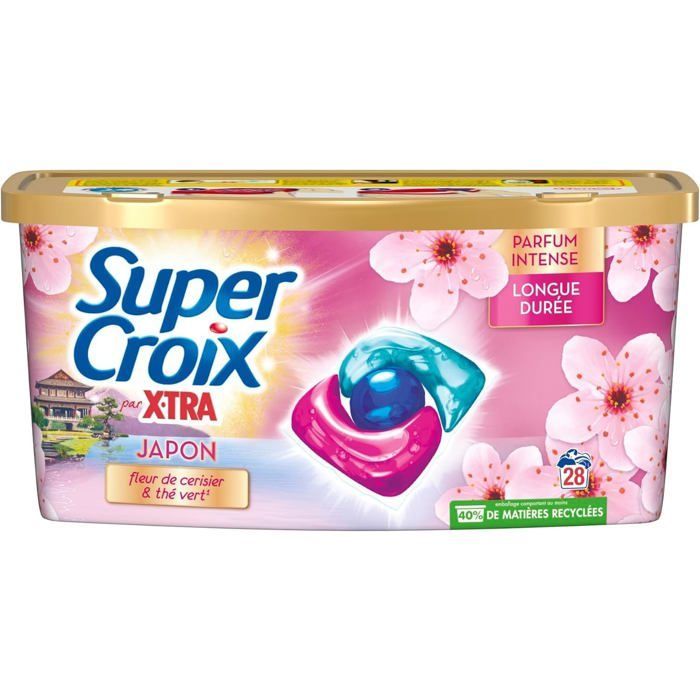 Laundry capsules - Super Croix - Pack of 4 - Bora Bora - 28 washes