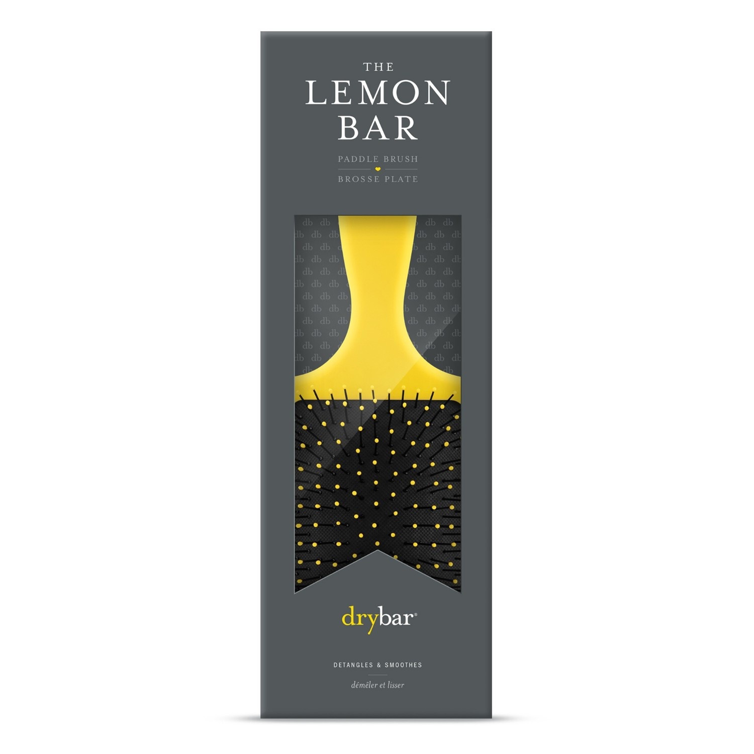 drybar Houten Borstel Lemon Bar Paddle Ontwarrende en Gladmakende Borstel - 1 stuk