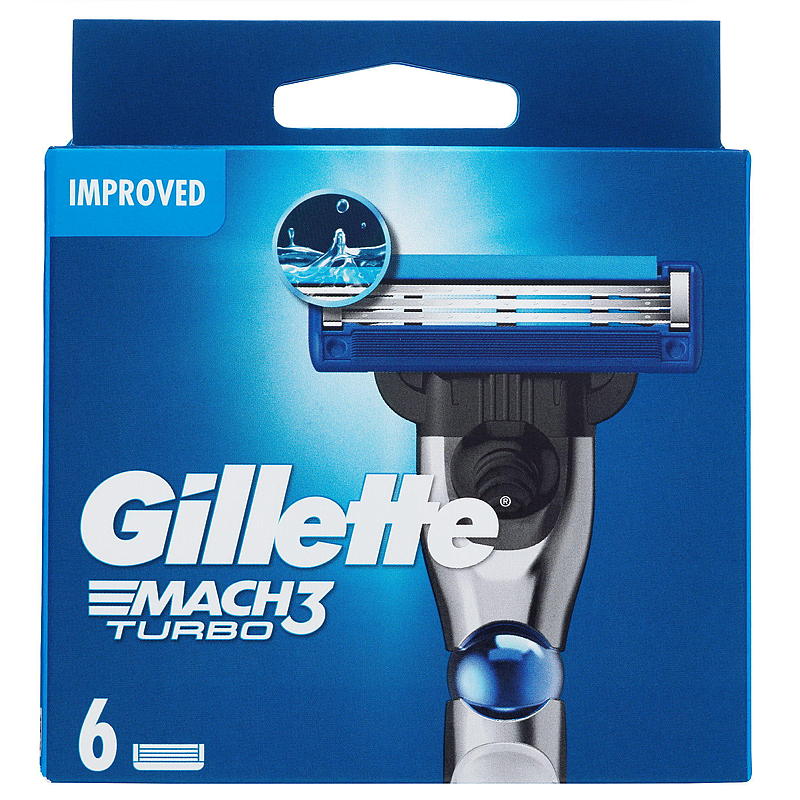 Gillette Gillette -terät 6 kpl Mach3 Turbo