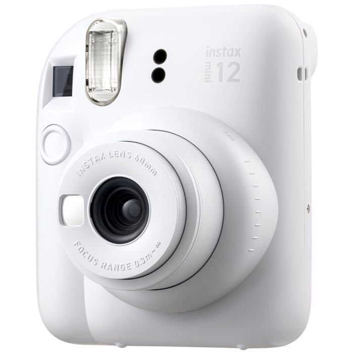 Fotocamera istantanea - Fujifilm - Instax Mini 12 - Bianca - Confezione Festi - Pellicole incluse