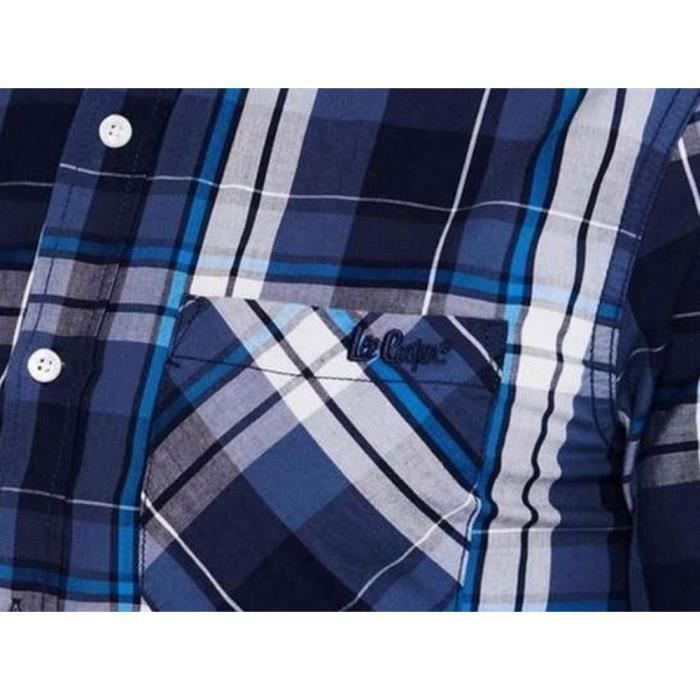 Camisa azul lavada para hombre de Lee Cooper