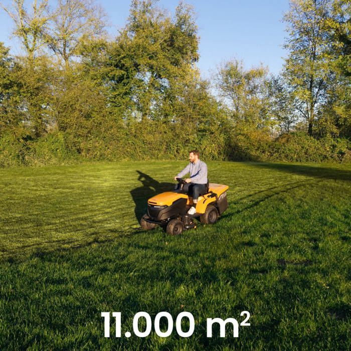 Tractor cortacésped a batería STIGA 384E ESTATE, 56 V, 84 cm, 1 o 2 baterías no incluidas – Baterías modulares EPOWER PRO