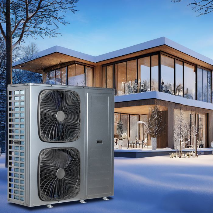 Smad 14kW Air/Water Heat Pump - Home System with WIFI - All-in-One, Quiet Indoors