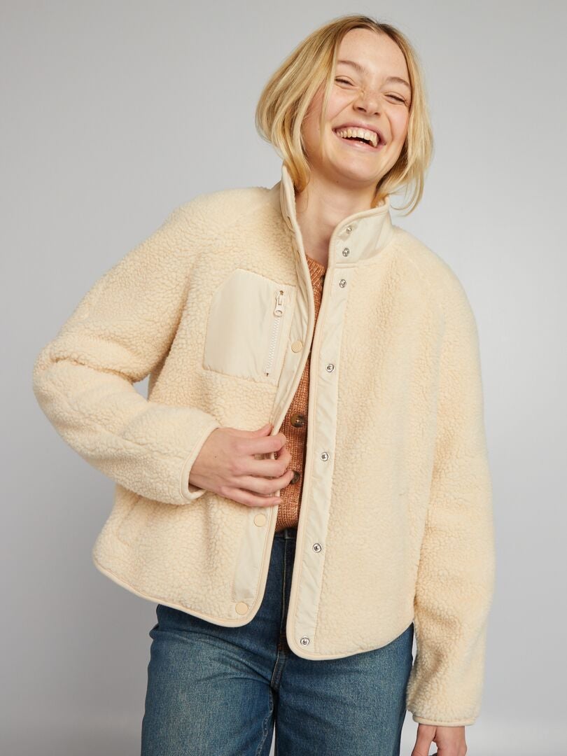 Sherpa-jas - BEIGE